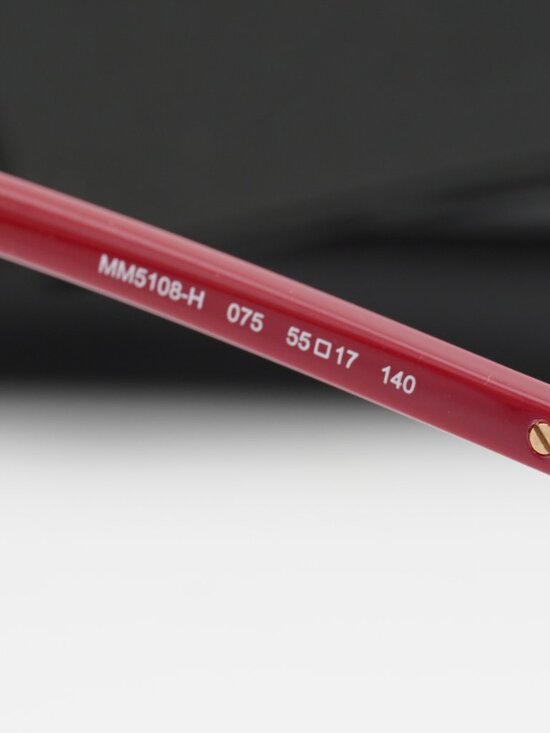 Max Mara MM5108-H 075 Square Eyeglasses - Fuchsia / Gold 55mm main image 8